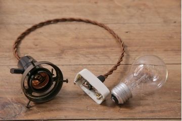 レトロ照明　和の雰囲気高まるペンダントライト(電笠、シェード、天井照明)(R-043734)