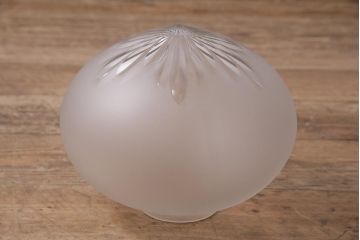 アンティーク照明　和製アンティーク　切子細工　大正ロマン　蕪型ペンダントライト(雫型、吊り下げ照明、天井照明)(R-043736)