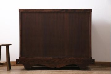 中古　志太民芸家具　たんす40　金具が印象的な車箪笥(タンス、引き出し)(定価約45万円)(R-043744)