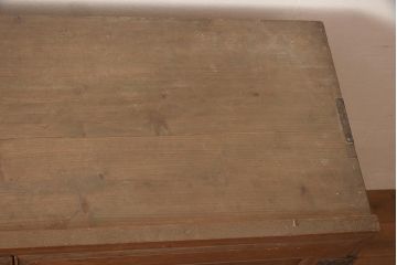 アンティーク家具　和製アンティーク　昭和初期　前面ケヤキ材　大正ロマン薫る重ね箪笥(和箪笥、収納棚、引き出し、チェスト)(R-043759)