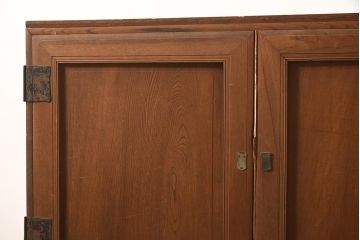 アンティーク家具　和製アンティーク　昭和初期　前面ケヤキ材　大正ロマン薫る重ね箪笥(和箪笥、収納棚、引き出し、チェスト)(R-043759)