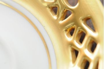 中古　ハンガリー　HOLLOHAZA(ホロハーザ)　Princess(プリンセス)　コーヒーセット(ポット、カップ&ソーサー、シュガーポット、ミルクジャグ)(R-043765)