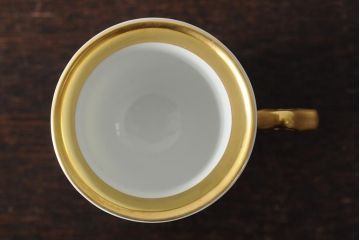 中古　ハンガリー　HOLLOHAZA(ホロハーザ)　Princess(プリンセス)　コーヒーセット(ポット、カップ&ソーサー、シュガーポット、ミルクジャグ)(R-043766)