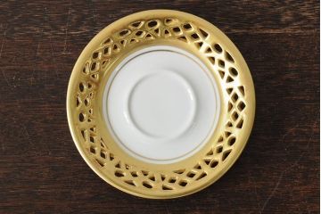 中古　ハンガリー　HOLLOHAZA(ホロハーザ)　Princess(プリンセス)　コーヒーセット(ポット、カップ&ソーサー、シュガーポット、ミルクジャグ)(R-043766)