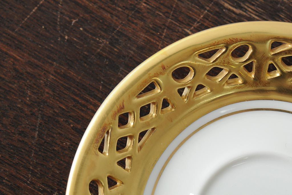 中古　ハンガリー　HOLLOHAZA(ホロハーザ)　Princess(プリンセス)　コーヒーセット(ポット、カップ&ソーサー、シュガーポット、ミルクジャグ)(R-043766)