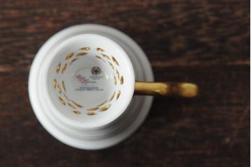 中古　ハンガリー　HOLLOHAZA(ホロハーザ)　Princess(プリンセス)　コーヒーセット(ポット、カップ&ソーサー、シュガーポット、ミルクジャグ)(R-043767)