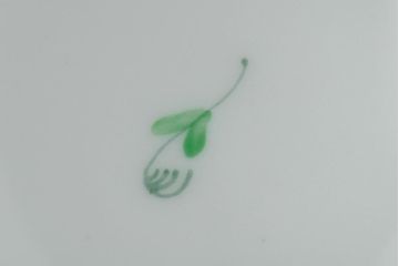 中古　ハンガリー　HEREND(ヘレンド)　アポニーグリーン　カップ&ソーサー2客セット(洋食器)(R-043773)