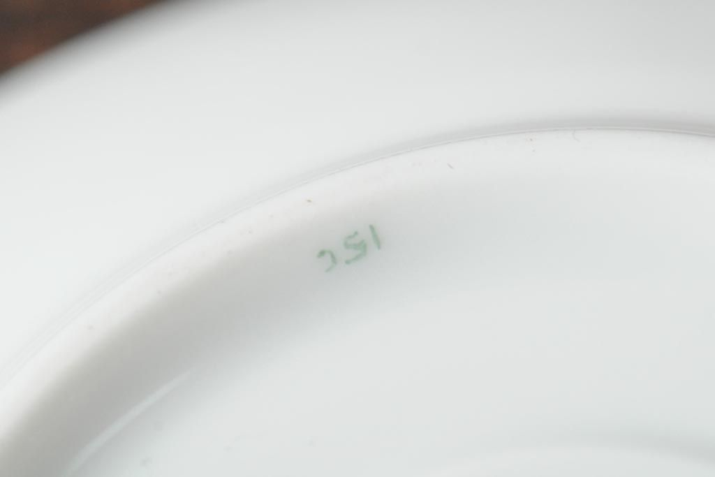 中古　ハンガリー　HEREND(ヘレンド)　アポニーグリーン　カップ&ソーサー2客セット(洋食器)(R-043773)