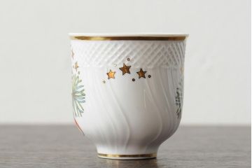 中古　ハンガリー　HOLLOHAZA(ホロハーザ)　Eva collection(エヴァコレクション)　カップ&ソーサー5客セット(洋食器)(R-043774)