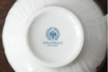 中古　ハンガリー　HOLLOHAZA(ホロハーザ)　Eva collection(エヴァコレクション)　カップ&ソーサー5客セット(洋食器)(R-043774)