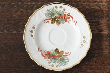 中古　ハンガリー　HOLLOHAZA(ホロハーザ)　Eva collection(エヴァコレクション)　カップ&ソーサー5客セット(洋食器)(R-043774)