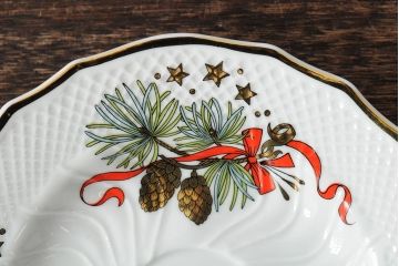 中古　ハンガリー　HOLLOHAZA(ホロハーザ)　Eva collection(エヴァコレクション)　カップ&ソーサー5客セット(洋食器)(R-043774)