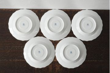 中古　ハンガリー　HOLLOHAZA(ホロハーザ)　Eva collection(エヴァコレクション)　カップ&ソーサー5客セット(洋食器)(R-043774)