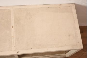 レトロ家具　シンプルなガラスケース(ショーケース、陳列棚)(R-043780)