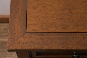 ヴィンテージ家具　DREXEL HERITAGE(ドレクセルヘリテイジ)　Triune(トライユン)　キャスター付きサービス台(サーバー、キャビネット、作業台、収納棚、ビンテージ)(R-043791)