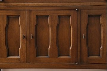 ヴィンテージ家具　DREXEL HERITAGE(ドレクセルヘリテイジ)　Triune(トライユン)　キャスター付きサービス台(サーバー、キャビネット、作業台、収納棚、ビンテージ)(R-043791)