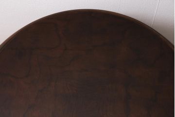 ビンテージ家具　オールドマルニ　maruni(マルニ木工)　棚付き　アンティークスタイルにおすすめな木製のサイドテーブル(コーヒーテーブル)(R-043797)