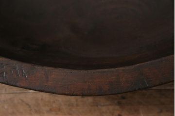 古民具　骨董　和製アンティーク　大正昭和初期　木製のこね鉢(木鉢)(R-043799)