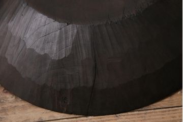 古民具　骨董　和製アンティーク　大正昭和初期　木製のこね鉢(木鉢)(R-043802)