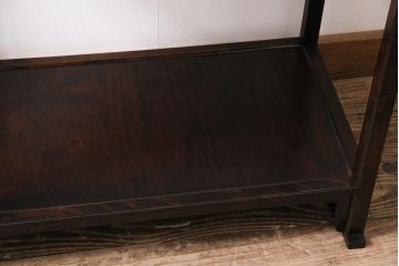 中古　松本民芸家具　♯80型朝鮮棚　上品で美しい佇まいが魅力の飾り棚(定価約12万円)(棚、ラック、収納棚)(R-043806)