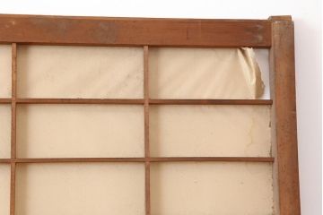 ビンテージ建具　和レトロな空間づくりにおすすめな障子戸2枚セット(引き戸、建具)(R-043811)