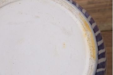 アンティーク雑貨　昭和初期　山水図　風情溢れる瀬戸火鉢(鉢カバー)(R-043816)