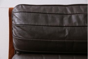 ヴィンテージ家具　オールドマルニ　maruni(マルニ木工)　スタイリッシュなデザインが魅力の一人掛けソファ(1シーター、1Pソファ、ビンテージ)(R-043823)
