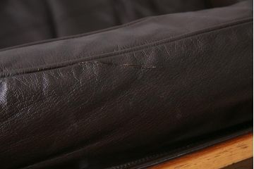ヴィンテージ家具　オールドマルニ　maruni(マルニ木工)　スタイリッシュなデザインが魅力の一人掛けソファ(1シーター、1Pソファ、ビンテージ)(R-043823)