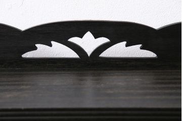 アンティーク家具　和製アンティーク　昭和初期　シックとモダンが薫る本棚(ブックシェルフ、オープンラック)(R-043824)