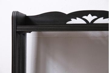 アンティーク家具　和製アンティーク　昭和初期　シックとモダンが薫る本棚(ブックシェルフ、オープンラック)(R-043824)