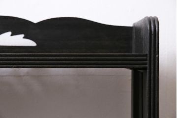 アンティーク家具　和製アンティーク　昭和初期　シックとモダンが薫る本棚(ブックシェルフ、オープンラック)(R-043824)
