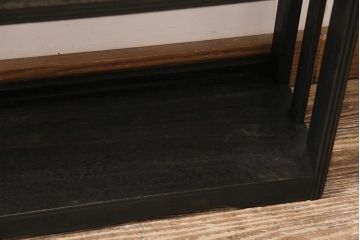 アンティーク家具　和製アンティーク　昭和初期　シックとモダンが薫る本棚(ブックシェルフ、オープンラック)(R-043824)