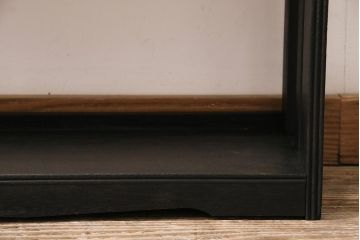 アンティーク家具　和製アンティーク　昭和初期　シックとモダンが薫る本棚(ブックシェルフ、オープンラック)(R-043824)