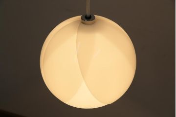 昭和レトロ照明　松下電工(ナショナル)　愛らしいフォルムのチューリップ照明(ペンダントライト、天井照明)(R-043829)