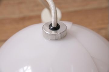 昭和レトロ照明　松下電工(ナショナル)　愛らしいフォルムのチューリップ照明(ペンダントライト、天井照明)(R-043829)