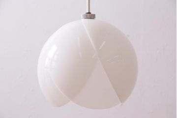 昭和レトロ照明　松下電工(ナショナル)　愛らしいフォルムのチューリップ照明(ペンダントライト、天井照明)(R-043829)
