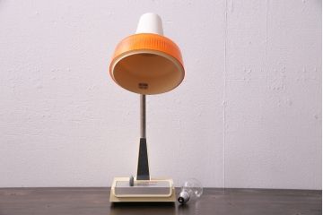 ビンテージ照明　昭和レトロ　1970年頃　レア!レトロ感たっぷりの卓上照明(デスクライト、スタンドライト)(R-043831)