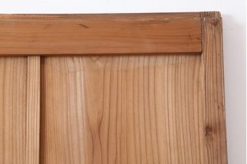 アンティーク建具　大正期　スギ材　日本らしい杉の木目が魅力の板戸2枚セット(建具、引き戸)(R-043839)