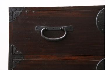 アンティーク家具　和製アンティーク　明治大正期　和の趣あふれる重ね箪笥(和箪笥、衣装箪笥、引き出し)(R-043842)