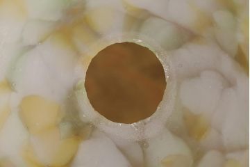 ヴィンテージ照明　イギリスビンテージ　淡い色味のマーブルガラスがおしゃれなペンダントライト(天井照明)(R-043855)