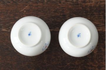 戦前　オールド香蘭社　第八信洋丸竣工記念　徳利・お猪口セット(とっくり、おちょこ、酒器)(R-043871)