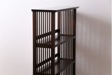 中古　松本民芸家具　♯117型書棚　シンプルで上品な本棚(棚、ラック、収納棚、飾り棚)(R-043886)