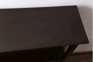 中古　松本民芸家具　♯117型書棚　シンプルで上品な本棚(棚、ラック、収納棚、飾り棚)(R-043886)