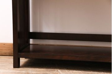 中古　松本民芸家具　♯117型書棚　シンプルで上品な本棚(棚、ラック、収納棚、飾り棚)(R-043886)