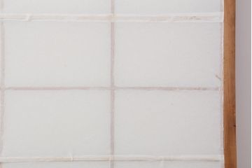 アンティーク建具　昭和中期　シンプルな障子戸3枚セット(引き戸)(R-043888)