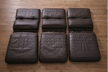 ヴィンテージ家具　オールドマルニ　maruni(マルニ木工)　スタイリッシュなデザインのソファ(3人掛け、三人掛け、ビンテージ)(R-043893)