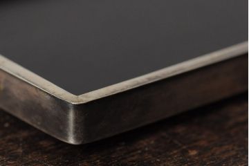 昭和初期　玉屋製　銀製煙草入れ　447g(東京電燈開業記念、シガレットケース)(R-043916)