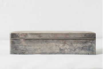 昭和初期　玉屋製　銀製煙草入れ　447g(東京電燈開業記念、シガレットケース)(R-043916)