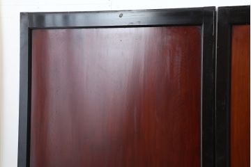 アンティーク建具　明治大正期　上品な和の雰囲気作りにおすすめの板戸3枚セット(帯戸、引き戸)(R-043919)