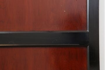 アンティーク建具　明治大正期　上品な和の雰囲気作りにおすすめの板戸3枚セット(帯戸、引き戸)(R-043919)